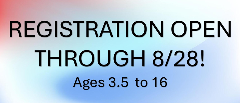Fall Registration Opens 2026